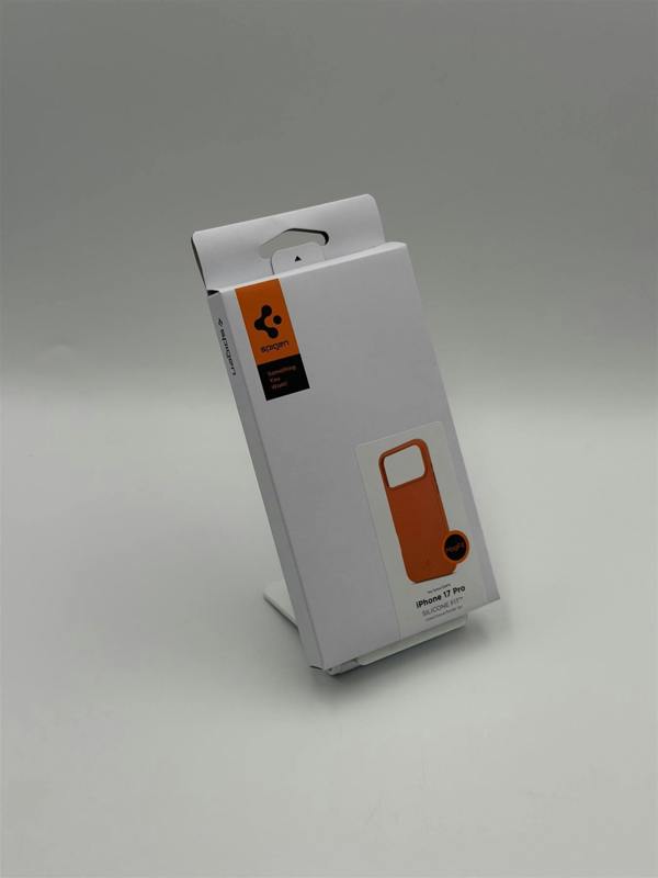 Spigen Silicone Fit Case with MagSafe for iPhone 17 Pro 6.3" Cosmic Orange - ACS11379