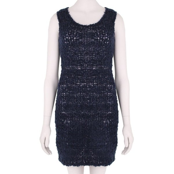 Giambattista Valli Form-Fitting Sheer Knitted Dress
