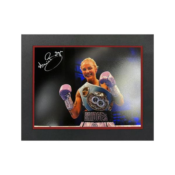 Ebanie Bridges Signed 16x12 Image Deluxe Mount