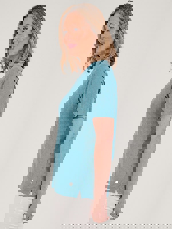 PennyPlain Loose Basic T-shirt - Sea Green