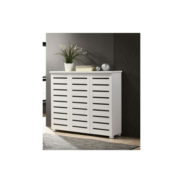 5 Tier Shoe Storage Cabinet 3 Door Cupboard Stand Rack Unit