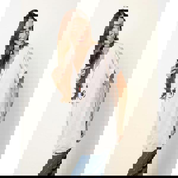 Blue Vanilla V Crossover Top