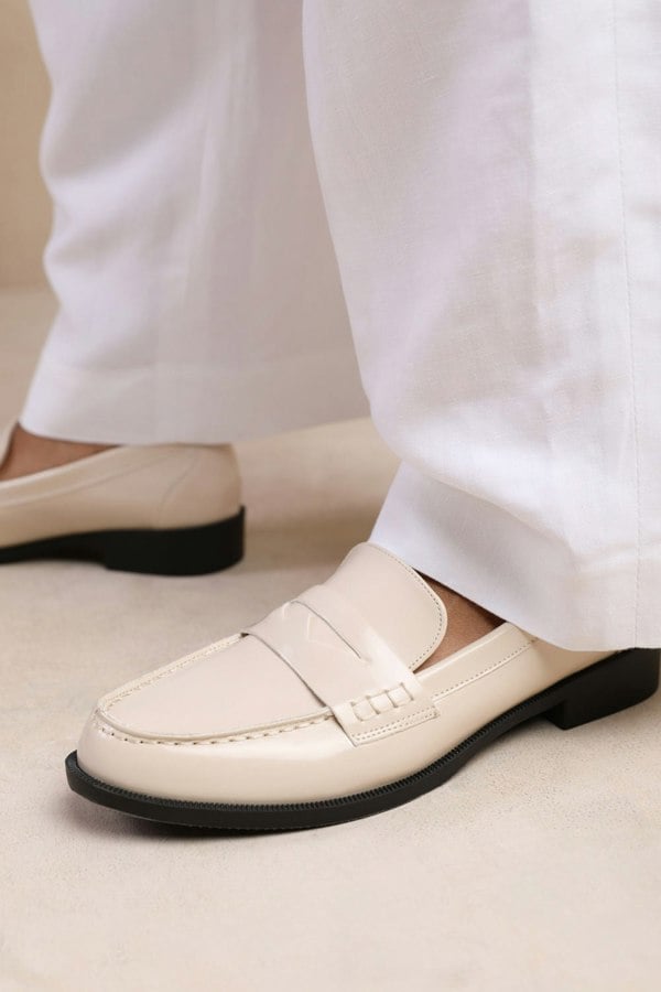 Where's That From Houston Slip on Loafer in Cream Patent