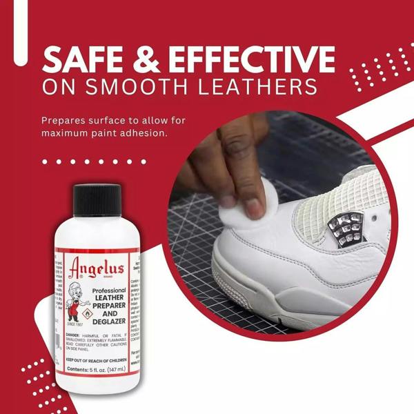 Angelus Leather Preparer and Deglazer for Stripping Top Coats