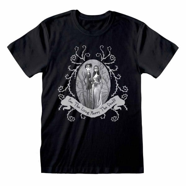 Corpse Bride Unisex Adult Dead Wedding T-Shirt - Black