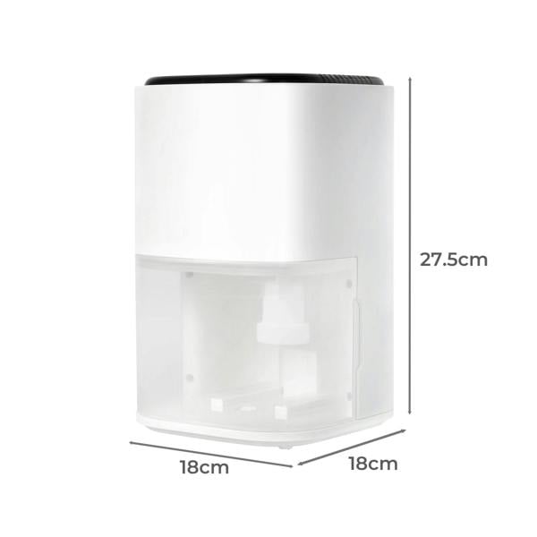 Spector Electric Dehumidifier 2000ml Drying Moisture with LED Light Timer Silent