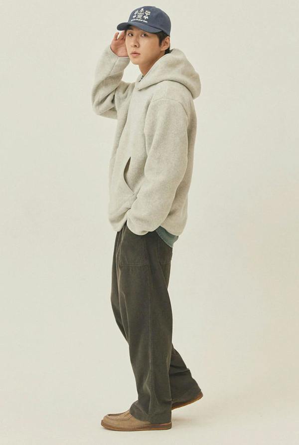 Kappy Design One Tuck Fatigue Corduroy Pants