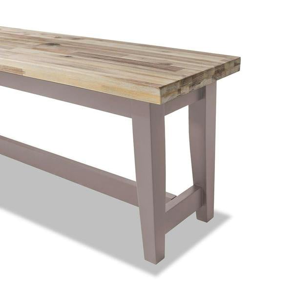 Statement Furniture Florence Solid Acacia Hardwood Dining Bench 140cm Long