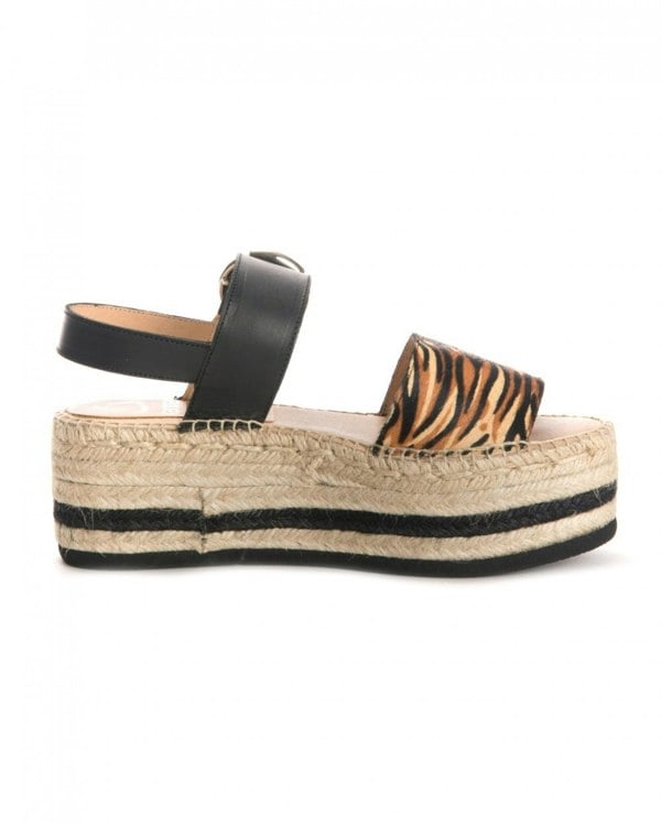 Kanna Pony Womens Flatform Sandals