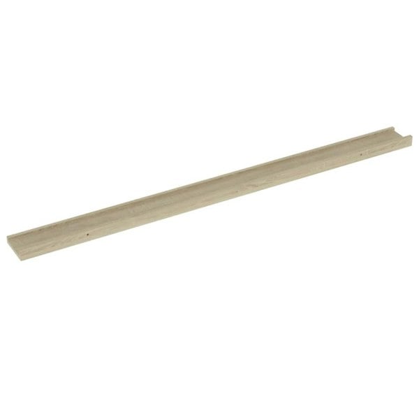 Berkfield Wall Shelves 2 pcs Sonoma Oak 115x9x3 cm