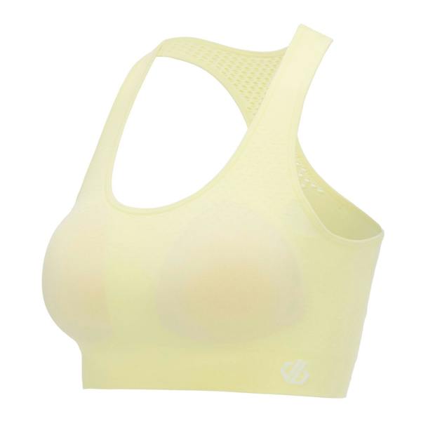 Dare 2B Womens/Ladies Dont Sweat It II Sports Bra - Wax Yellow - 
