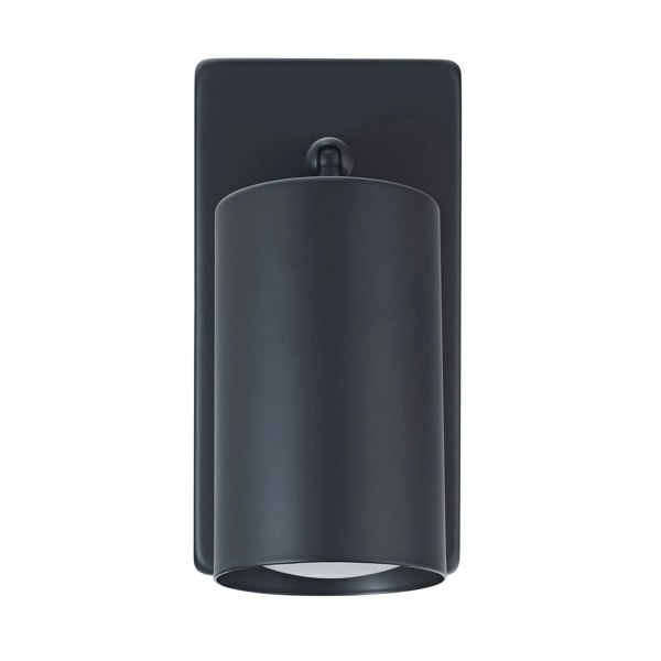Designer LED Powered Matte Black Metal Spot Wall Light with Switch Image 3