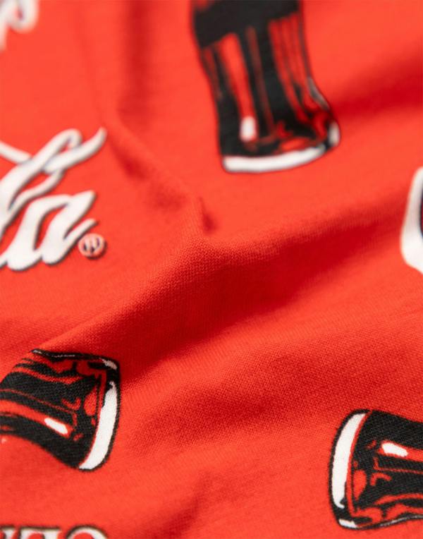 Coca Cola Mens Red Logo Lounge Pants