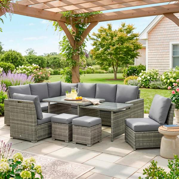 Rattan Sofa Set