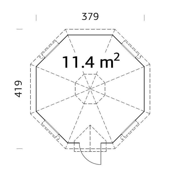 Palmako Eva 11.4m²