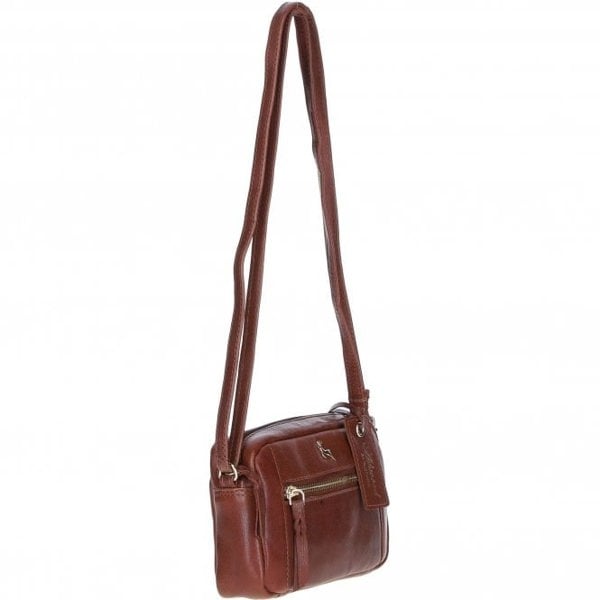 Ashwood Leather Crossbody Bag with Adjustable Strap