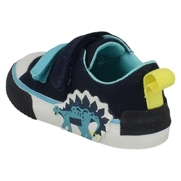 Clarks Boys Clarks Casual Canvas Shoes Foxing Tail T