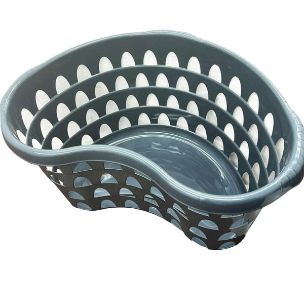 Linen Storage Large Plastic Hipster Washing Basket For Laundry & Utility Rooms