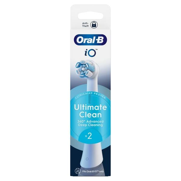 Oral-B iO Series Ultimate Clean, Original Brush Heads, CrissCross Bristles, 2