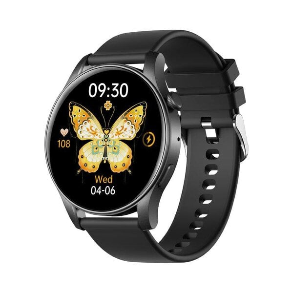Karen M Smartwatch 1.43" AMOLED Display, Steel Case, Bluetooth, Heart Rate, Voice Assistant, iOS & Android