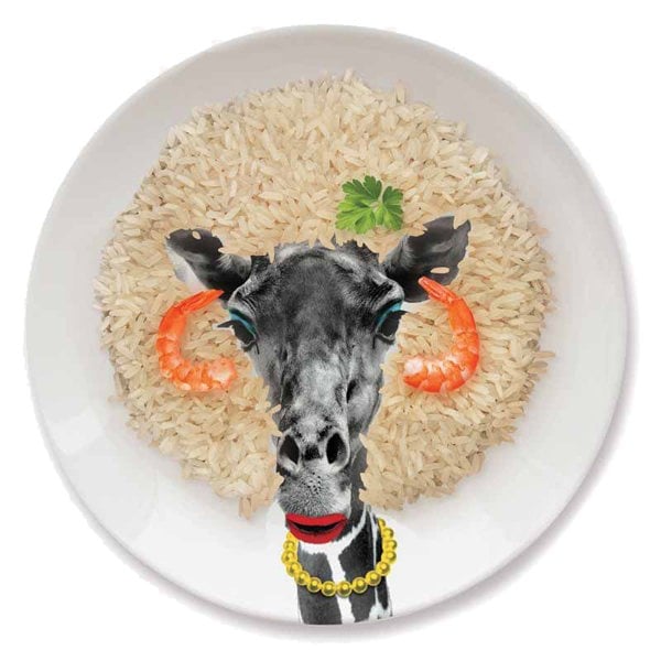 Wild Dining Plate - Giraffe