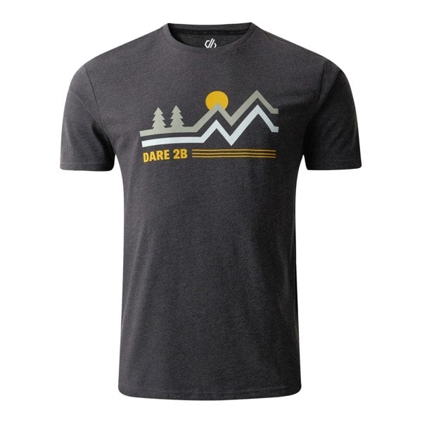 Dare 2B Mens Movement III Scenery T-Shirt - Charcoal Grey Marl