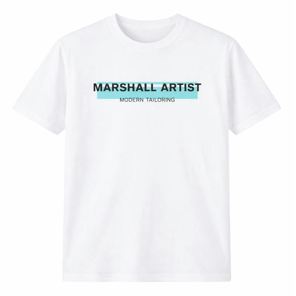 Marshall Artist Seafield Logo T-Shirt White