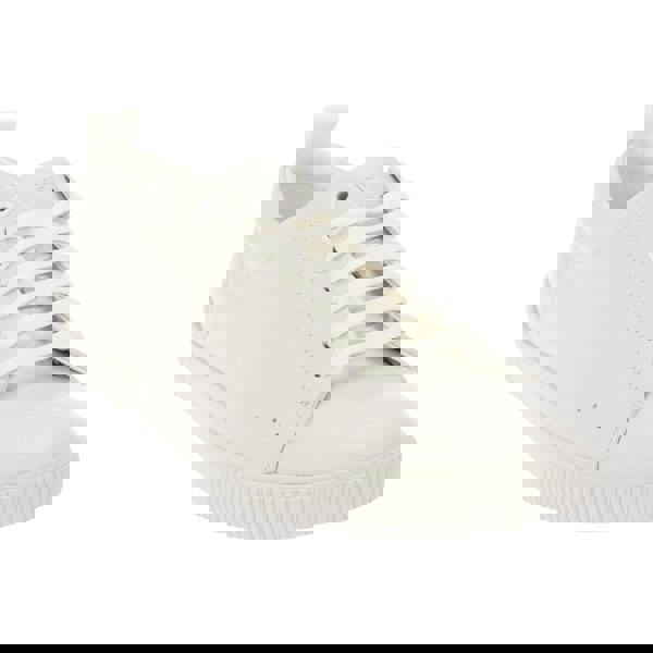 Hugo Womens/Ladies Zero Leather Tennis Trainers - White