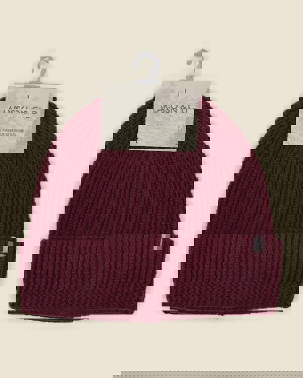 Larsson & Co Tornio - 2 Pack Knitted Beanie Hat