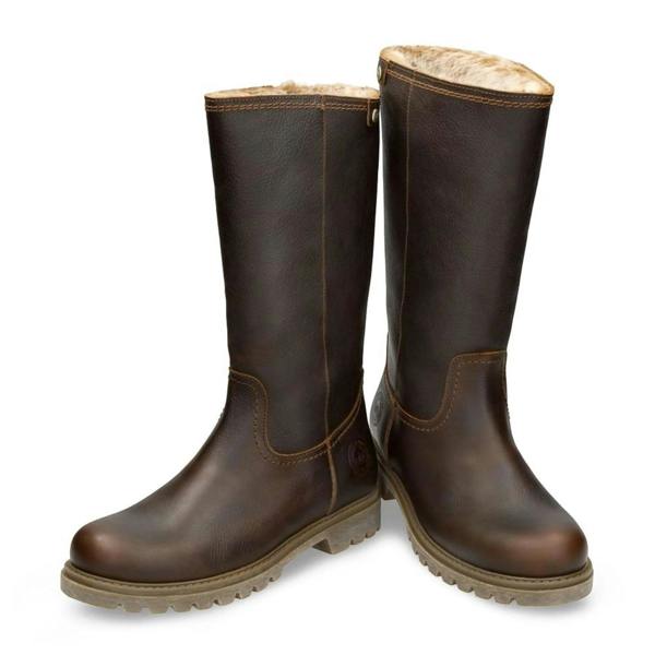 Panama Jack Bambina B82 - Women's Brown Waterproof Leather Boots