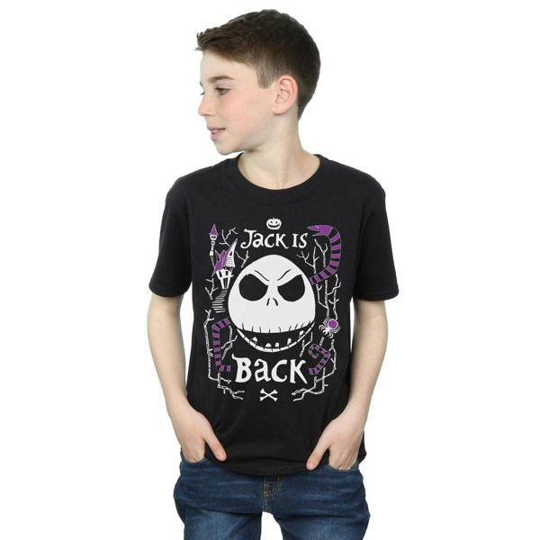 Disney Boys Nightmare Before Christmas Jack Is Back T-Shirt - Black