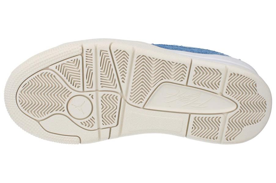 Nike Air Jordan Womens Flight Court Se Trainers Ib4414 Shoes  100 - Sail Worn Blue 100 - Photo 4