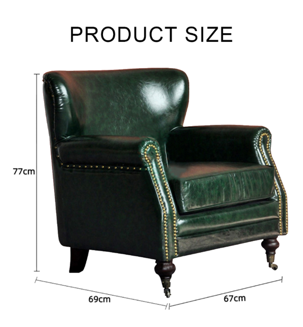 Weilai Concept U8 Vintage Armchair, Loft Style