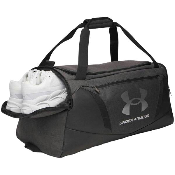 Under Armour Undeniable 5.0 Duffle Bag - Heather Grey/Black/Silver - 