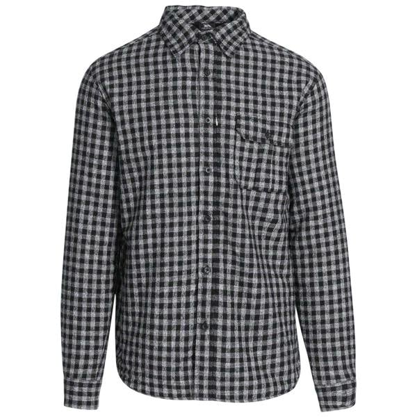 Trespass Mens Checked Regular Shirt - Black - 