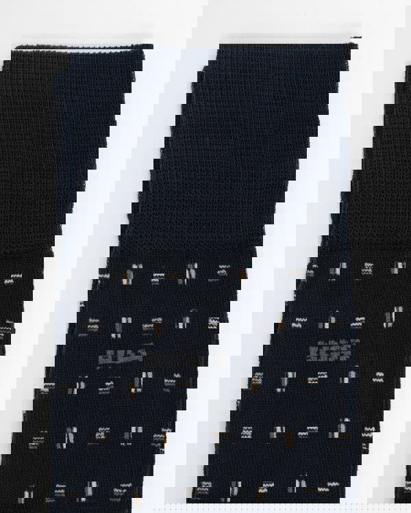 BOSS Orange 2-Pack Mini Iconic MC Mens Regular Length Socks close up 