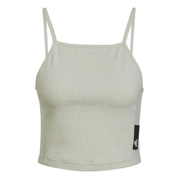 Adidas Womens/Ladies Studio Lounge Ribbed Tank Top - Botanical Garden - 