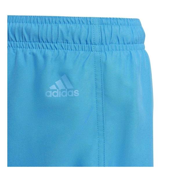 Adidas Childrens/Kids Essentials Logo Swim Shorts - Blue/White - 
