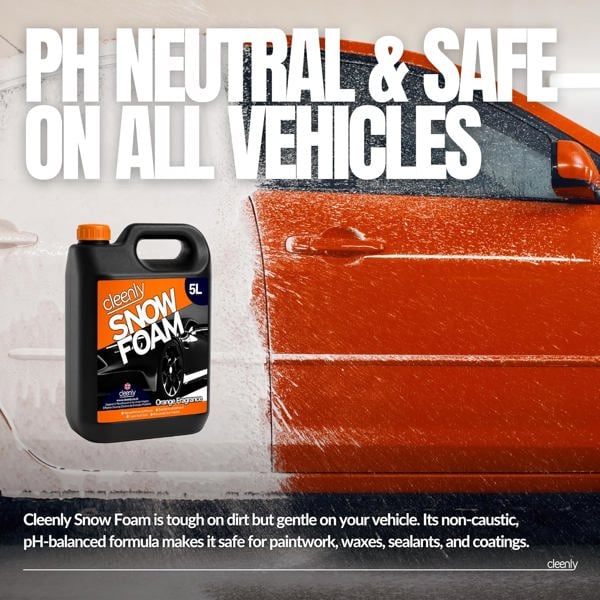 Cleenly Orange Snow Foam - High Performance Formula with Super Thick Foam 20L