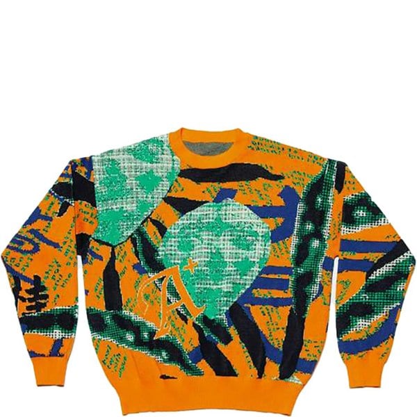 A+ Unisex Congee Knitted Crew Multi In Multicoloured