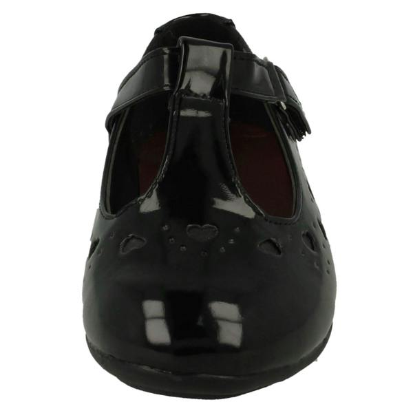 Spot On Girls Spot On Heart Detail T-Bar School Shoes