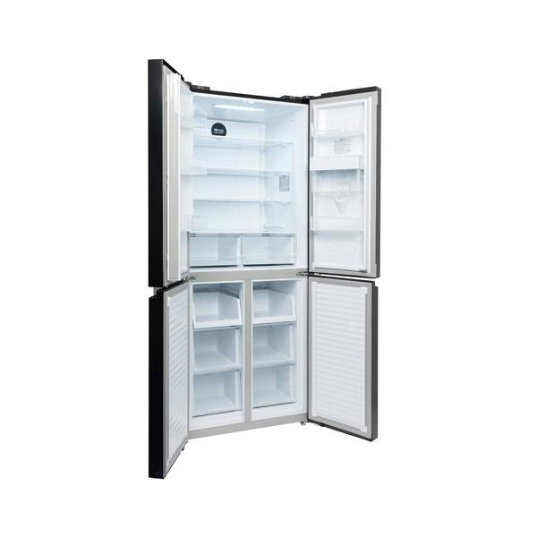 Willow 415L American Style Fridge Freezer WSBES4MDB - Black