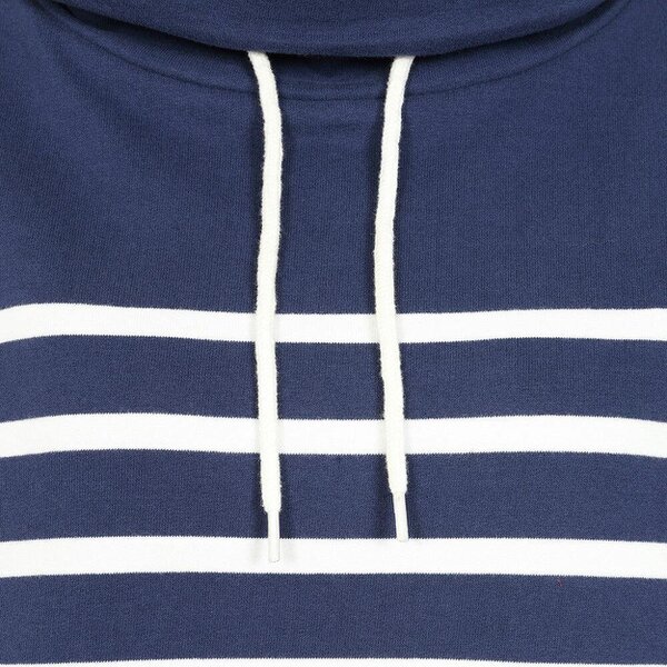Lazy Jacks LJ20S - Striped Roll Neck Sweatshirt - Twilight