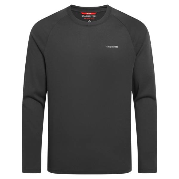 Craghoppers Mens Nour Nosilife Long-Sleeved T-Shirt - Dark Iron - 