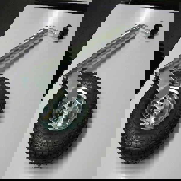 Pneumatic Caravan Jockey Wheel 48MM with Metal Rim (Heavy Duty Trailer Wheel Guide)