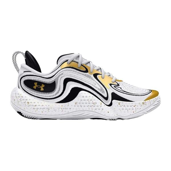 Under Armour Mens Spawn 6 Leather Basketball Basketball Shoes - White - 