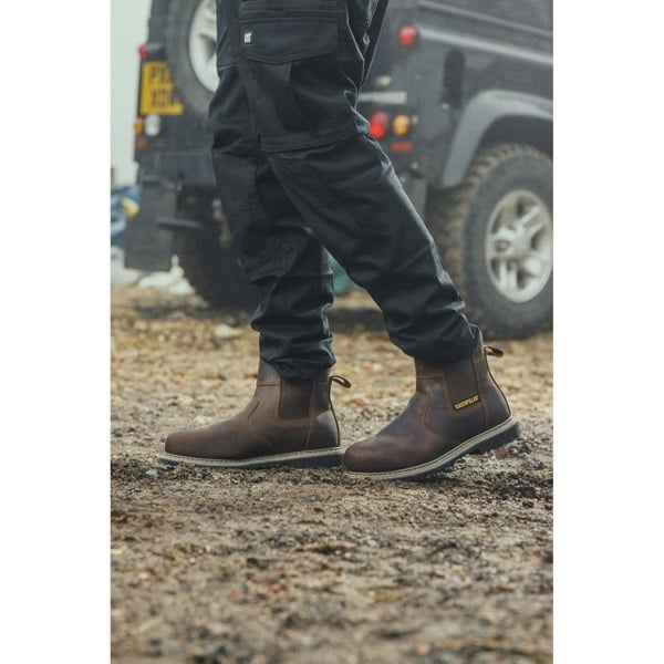Caterpillar Powerplant Dealer Safety Mens Boots - Brown
