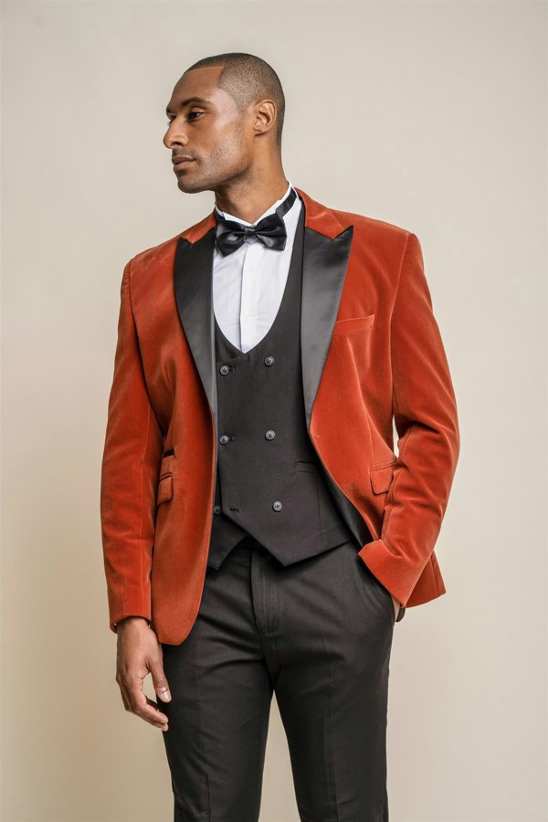 House of Cavani Rosa Velvet Blazer