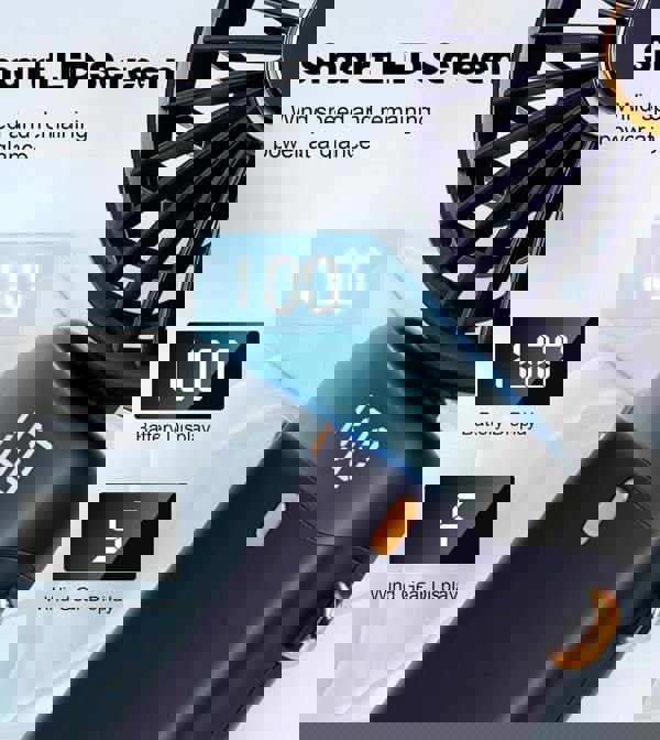 Dyzi 2-in-1 Portable Travel Mini USB-C Rechargeable Handheld & Table Fan