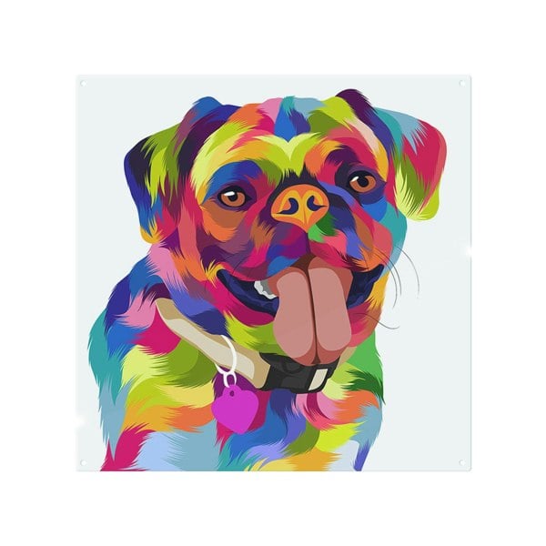 Benjamin Tate Design Amazing Illustration Pop Art Dog Designer Splash Back